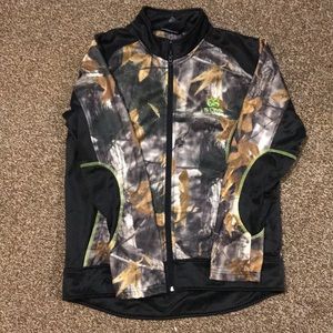 Softshell Camo Zip Up Jacket